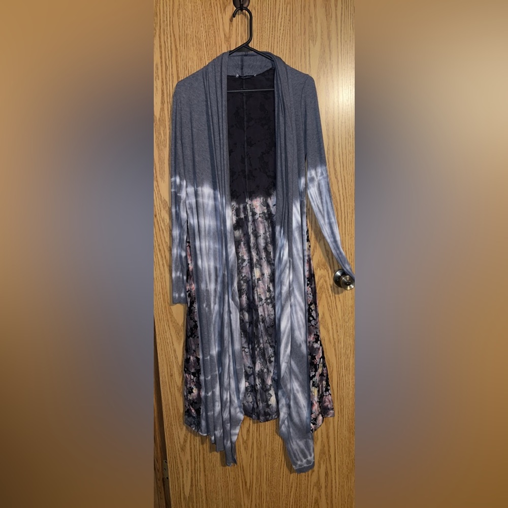 Long Floral Duster
